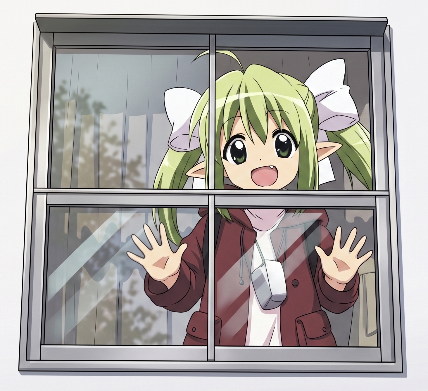 窓から眺める広い世界